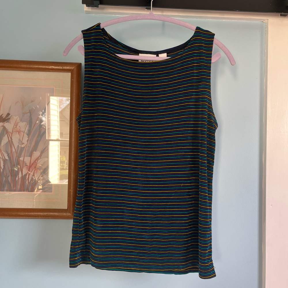 Chico's Multicolor Striped Tank Top